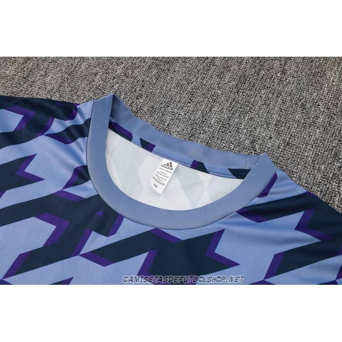 Chandal del Real Madrid 24-25 Manga Corta Negro y Gris - Pantalon Corto